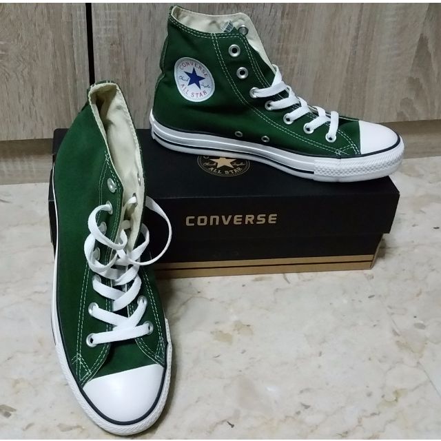 converse all star dark green