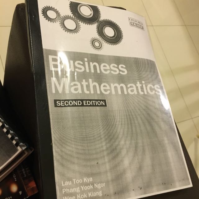 Business Mathematics, Hobbies & Toys, Books & Magazines, Textbooks On ...