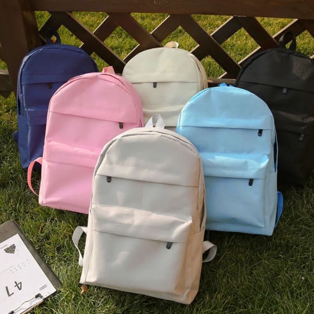 topseller canvas coloured plain zip