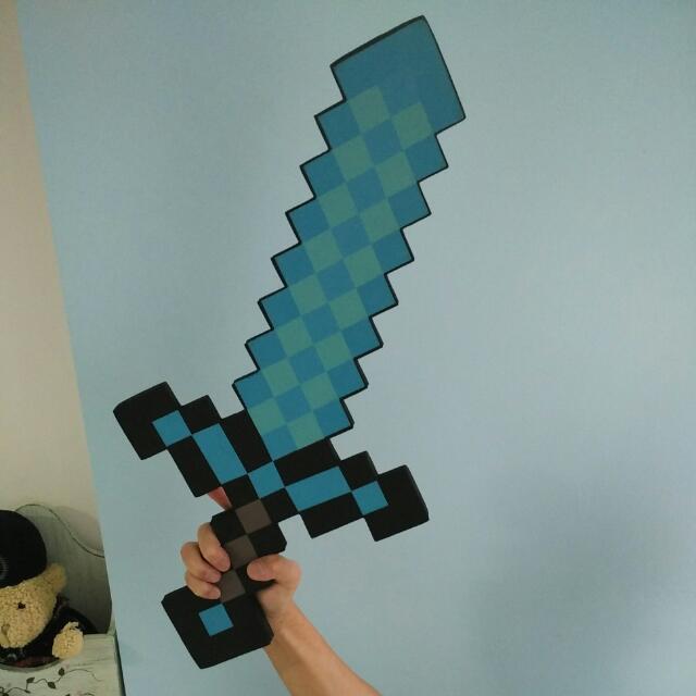 Minecraft Diamond Sword Toys Games On Carousell