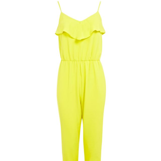 Miss Selfridge Yellow Jumpsuit UK 6 Women s Fashion Tops