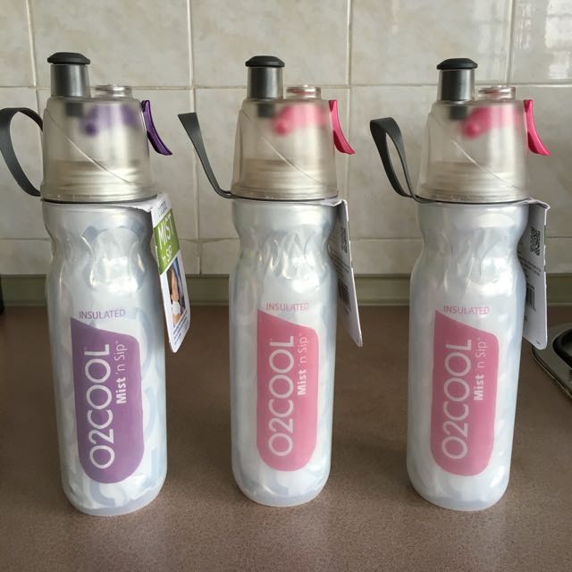 O2Cool Mist 'n Sip Insulated Water Bottle, Furniture & Home Living