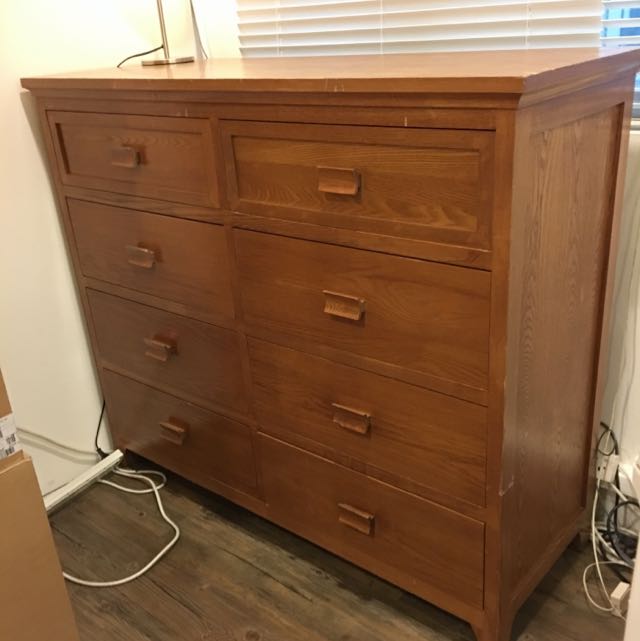 Solid Wood Sandalwood Chest Of 8 Drawers Furniture On Carousell