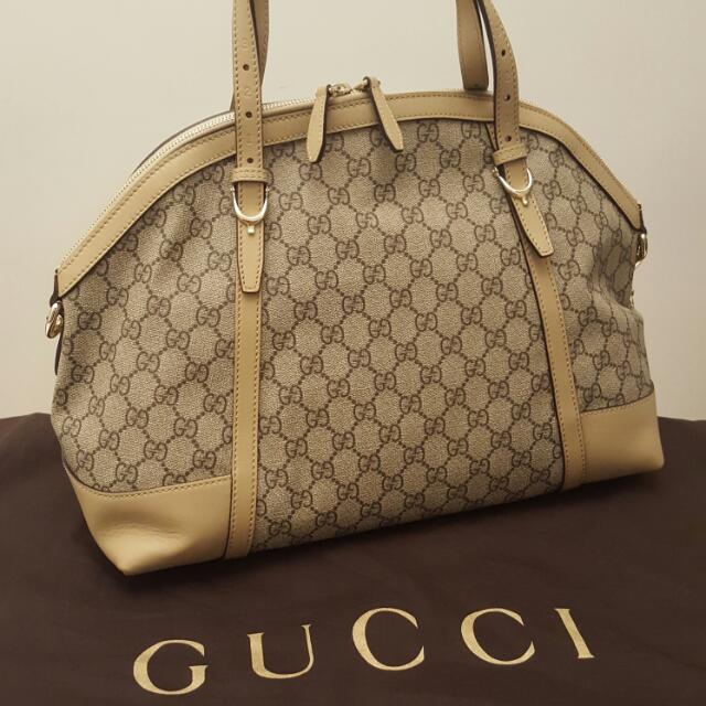 gucci nice gg supreme canvas tote