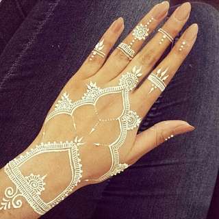 [SOLD OUT] Creamy White Henna Cones (Repost)