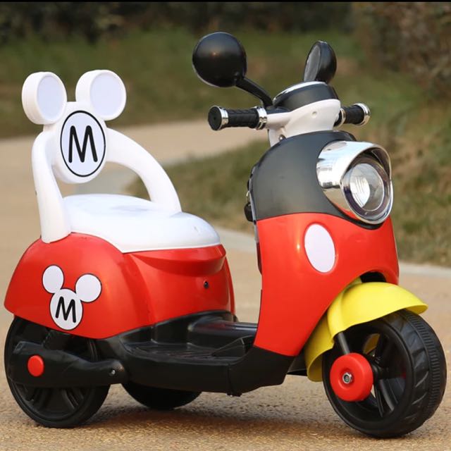 mickey mouse battery operated car