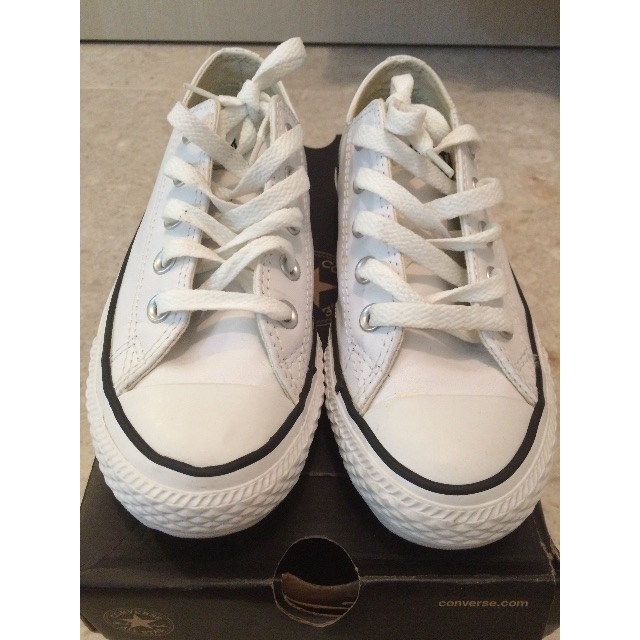 Converse White Leather Chuck Taylors 