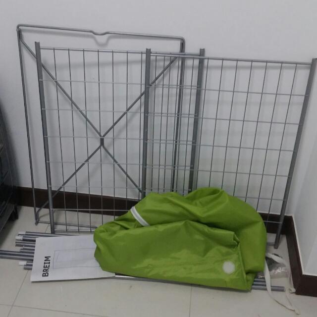 Ikea Breim Wardrobe Green Furniture On Carousell