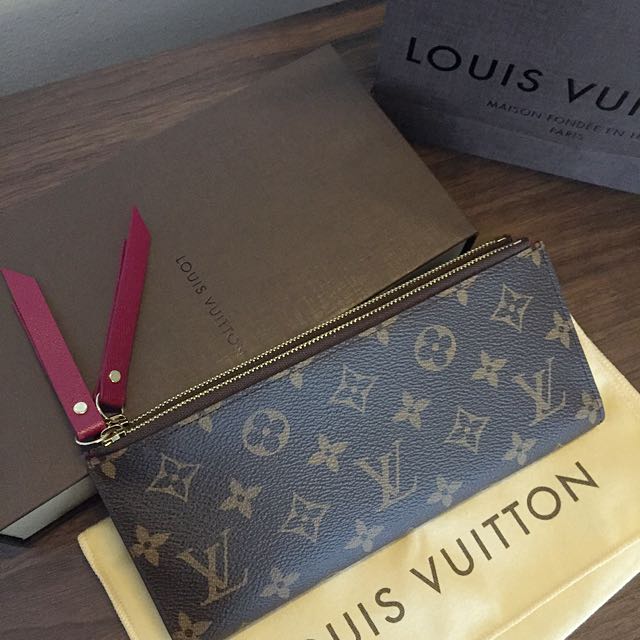 Louis Vuitton Monogram Adele Wallet Fuchsia – DAC