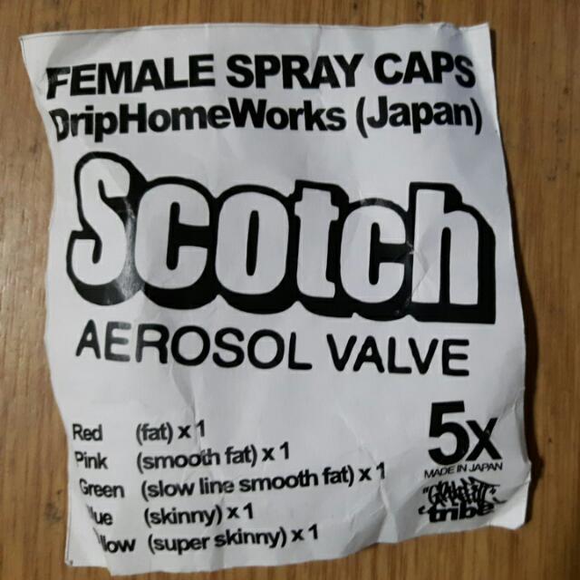 Graffiti Spray Can Caps Nozzles Valve., Hobbies & Toys, Stationery