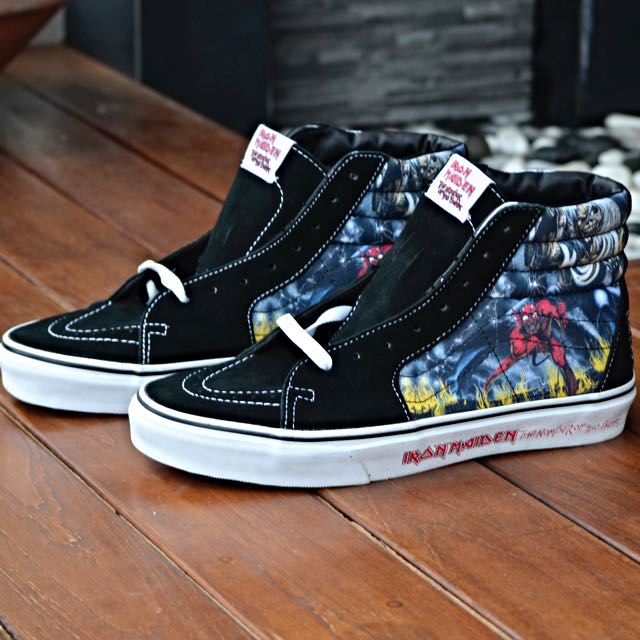 vans sk8 hi iron maiden