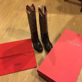 專櫃正品 Valentino 雨鞋