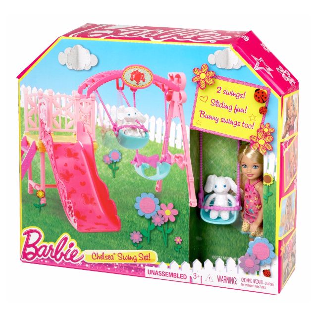 Barbie chelsea swing set hotsell