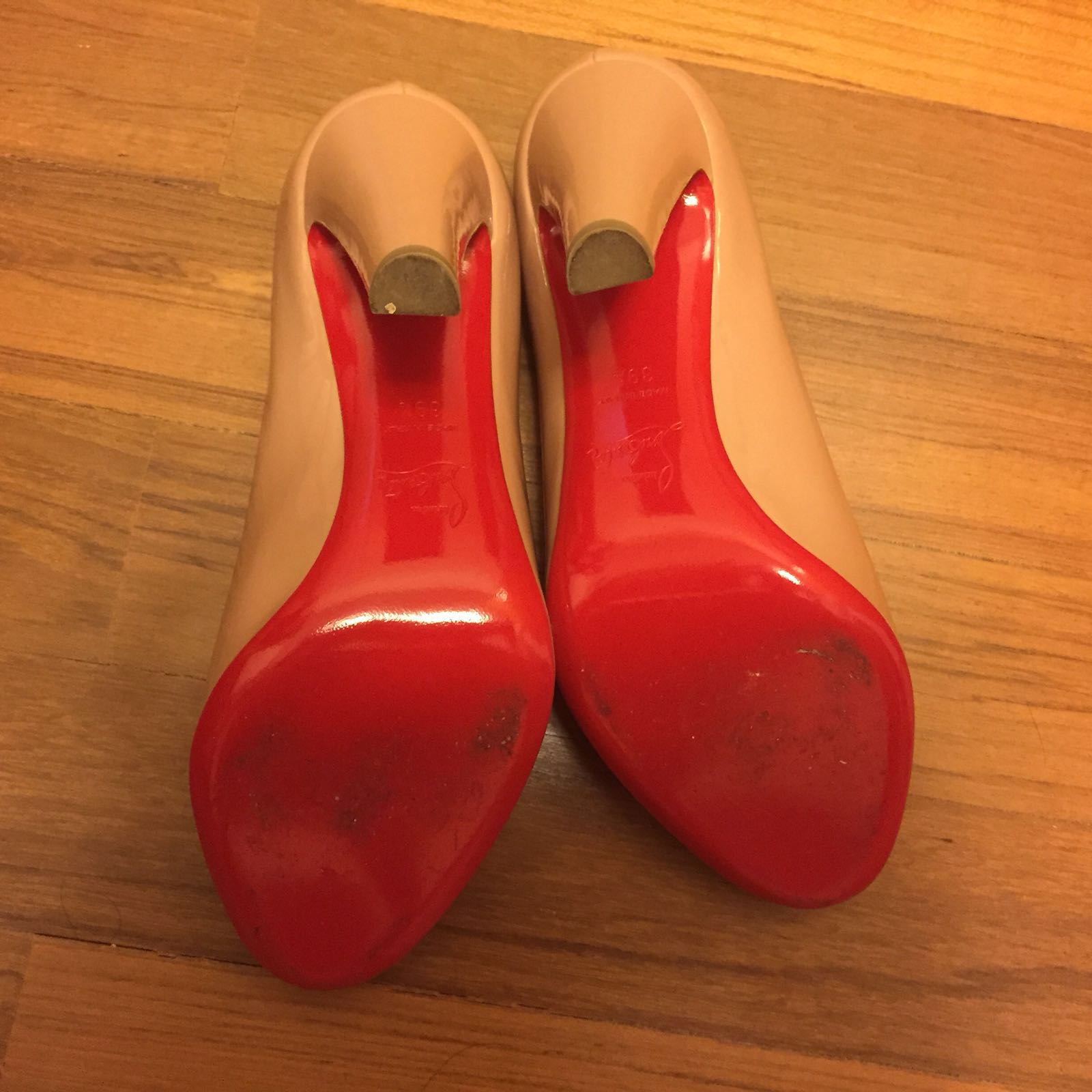 Christian louboutin hotsell thick heel