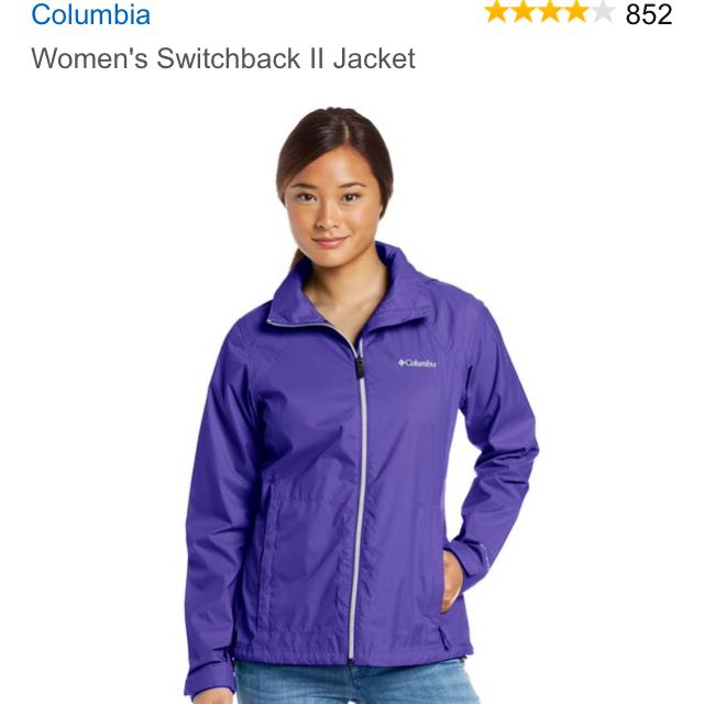 Columbia Women s Switchback II Jacket Grape Purple And Size M