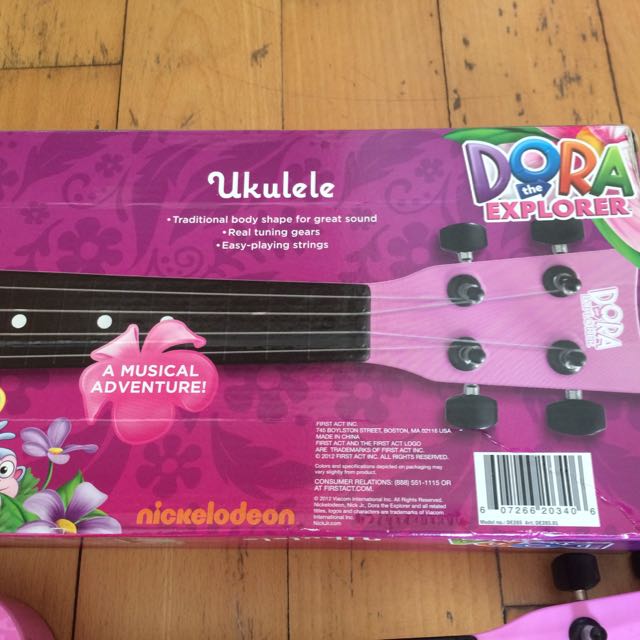 Dora The Explorer Ukulele, Hobbies & Toys, Toys & Games on Carousell