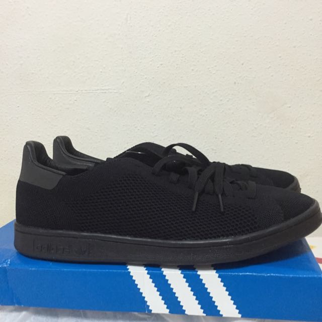 Stan Smith Primeknit Triple Black Men s Fashion Footwear