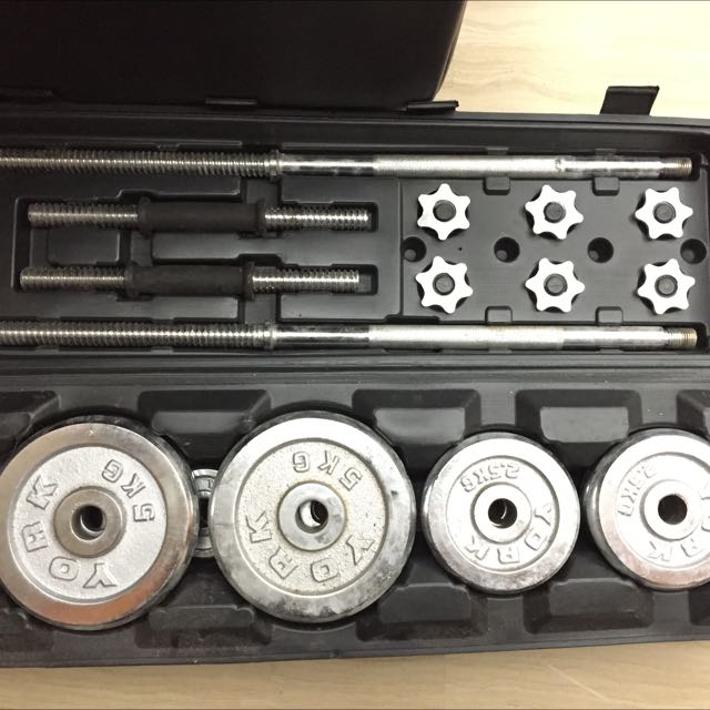 50kg york hotsell weight set