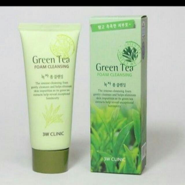 korean green tea face wash