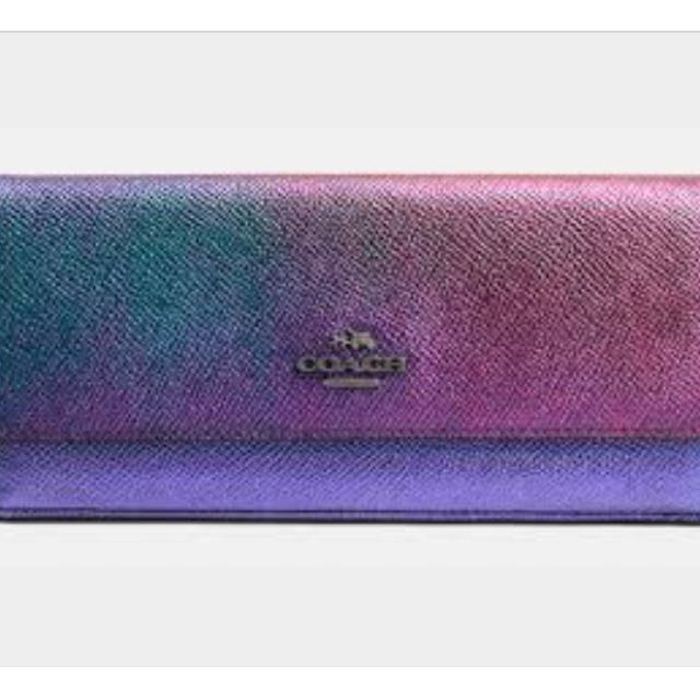 Coach hologram wallet new arrivals