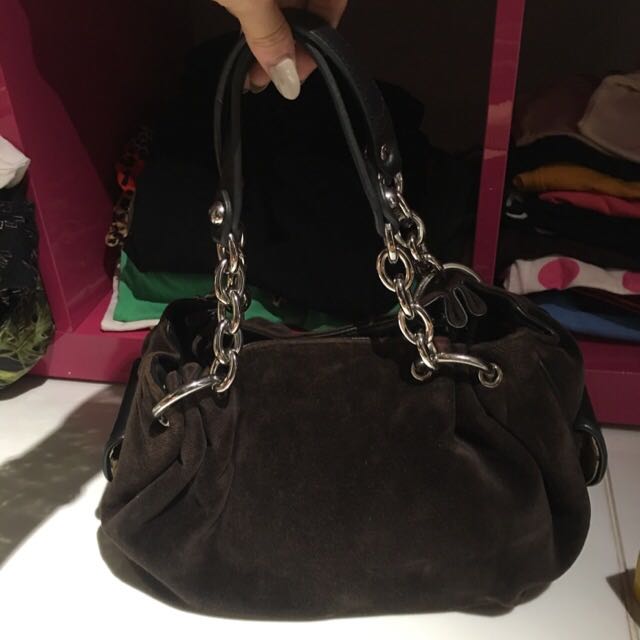 Juicy couture new arrivals black velvet purse