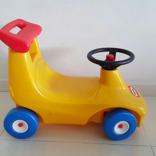little tikes push and ride car
