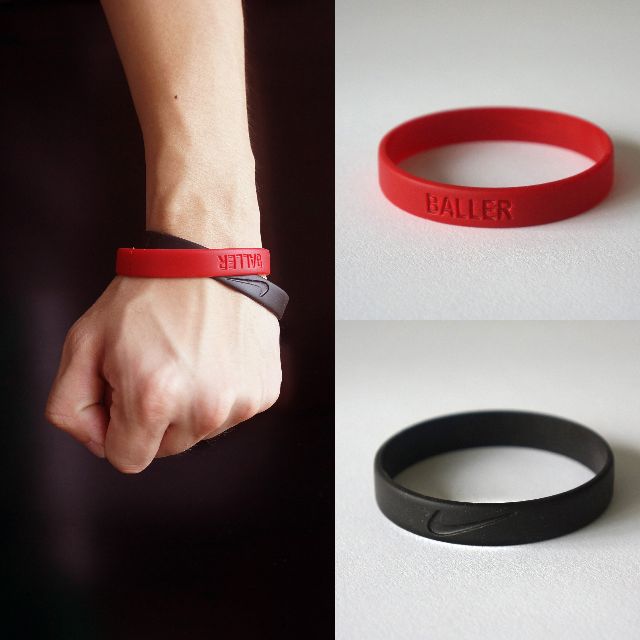 Nike Baller ID Rubber Wristband [SOLID 