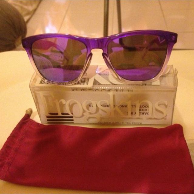 Oakley frogskin hot sale purple