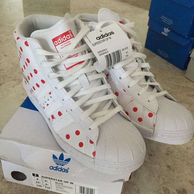 Original gnal Adidas SUPERSTAR UP W Women s Fashion Footwear