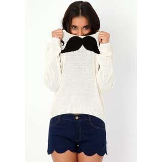 Jolanda Moustache Knit Jumper