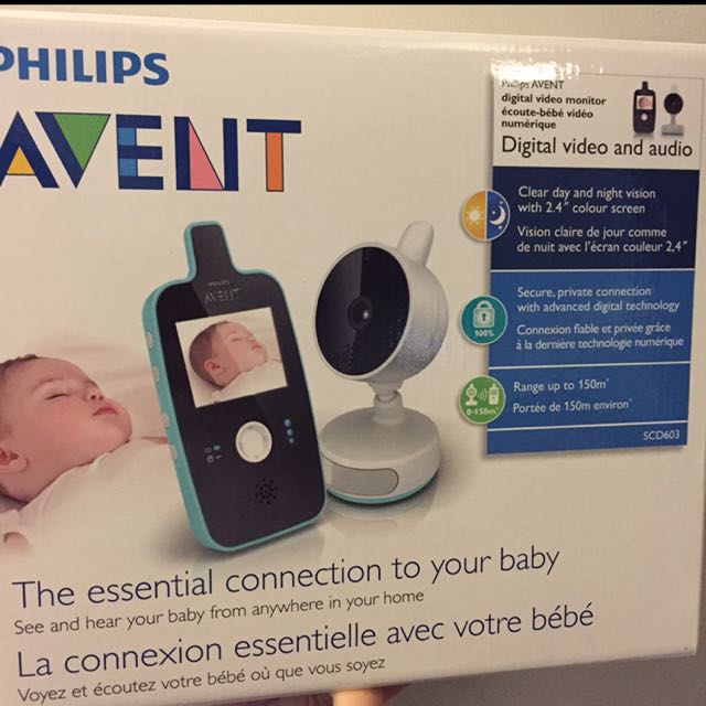 Philips Avent Digital Video Audio Baby Monitor Babies Kids Nursing Feeding Weaning Toddler Feeding On Carousell