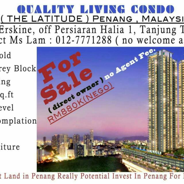 The LATIUDE ,PENANG ,MALAYSIA, Property, For Sale, Condos & ECs on