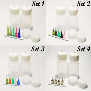 [AVAILABLE NOW] Henna Bottles with Various Fine Tips