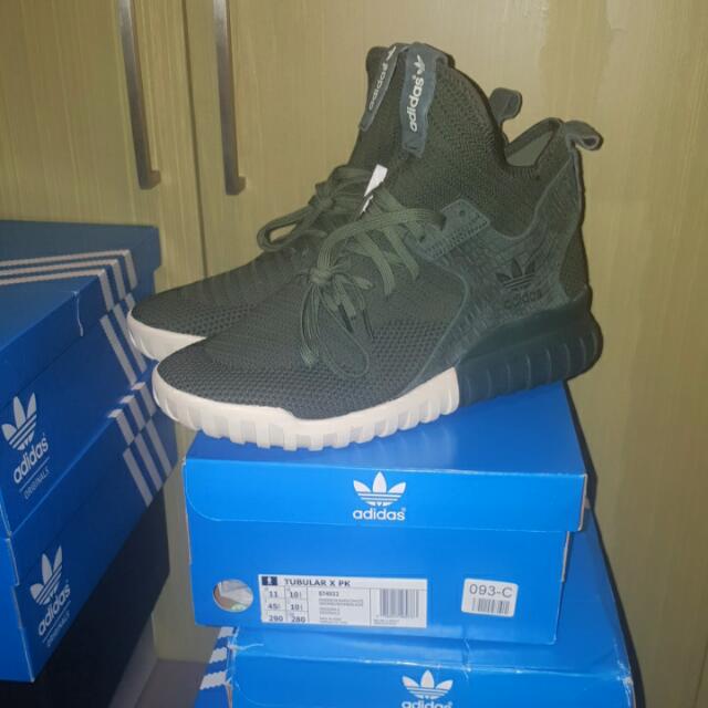 adidas tubular x olive green