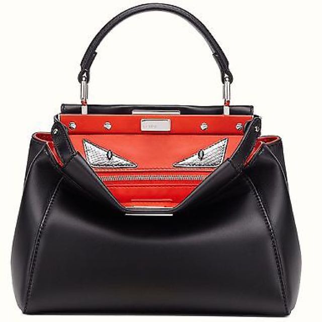 Fendi Peekaboo Mini Monster Eyes Flash Deal Luxury on Carousell