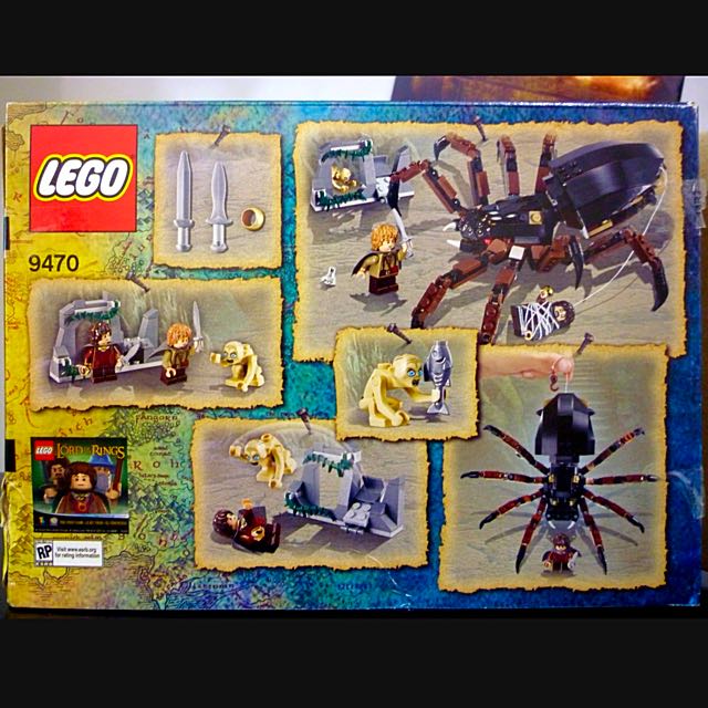Lego LOTR Shelob Attacks 9470 Sealed And Mint, Hobbies Toys