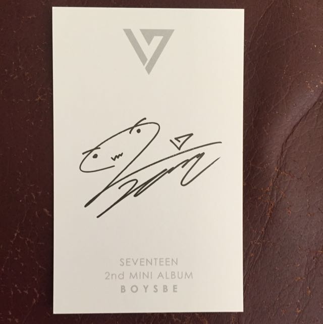 SEVENTEEN: JeongHan - Boys Be Photocard, K-Wave on Carousell