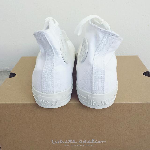 White Atelier Japan X Converse Men S Fashion Footwear Sneakers On Carousell