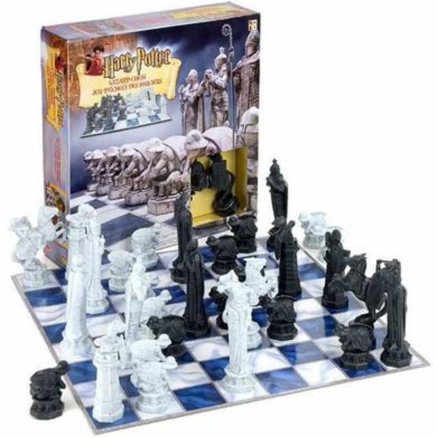 Harry Potter Wizard Chess Set 2002 Mattel 100 Complete for sale online 