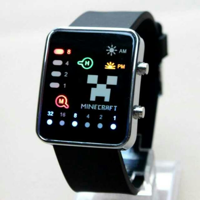minecraft digital watch