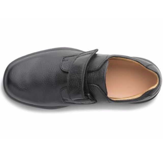 Orthopedic Shoes by Dr Comfort Size 42.5 wide Black Leather Brand New