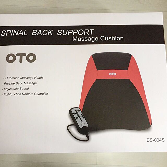 OTO Spinal Back Support Massage Cushion, Everything Else on Carousell