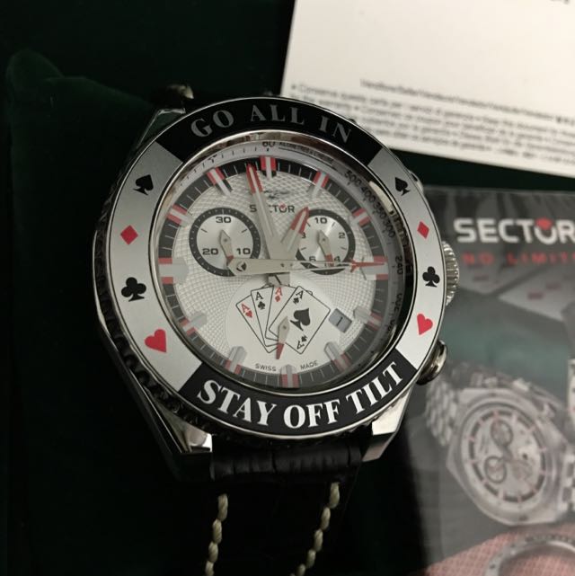Sector poker watch collection