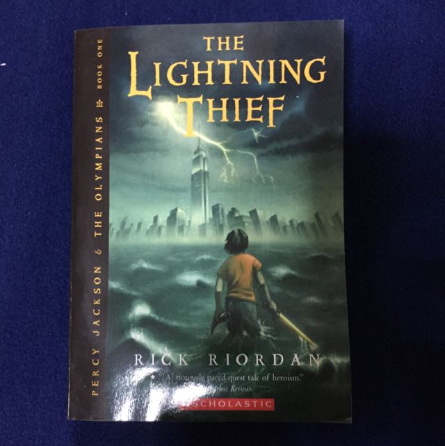 The Lightning Thief Percy Jackson And The Olympians Book 1 Soft Back Books Stationery On Carousell