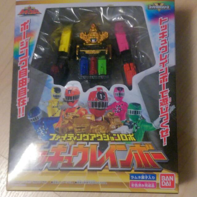 Toq Rainbow Ressha Sentai Toqger Full Action Robo Hobbies Toys Toys Games On Carousell