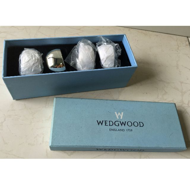 Wedgwood WISH Napkin Rings Silver Plated Set of 4 Gift Boxed New