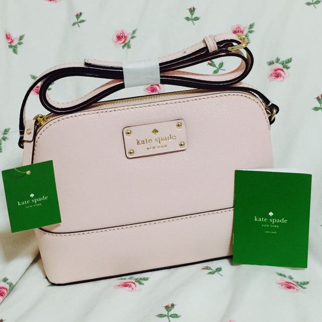 Brand New Kate Spade Wellesley Hanna Cross Body Bag Posy Pink Luxury Bags Wallets on Carousell