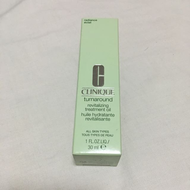 Clinique Turnaround Revitalizing Treatment Oil Brand New 30ml Health Beauty On Carousell