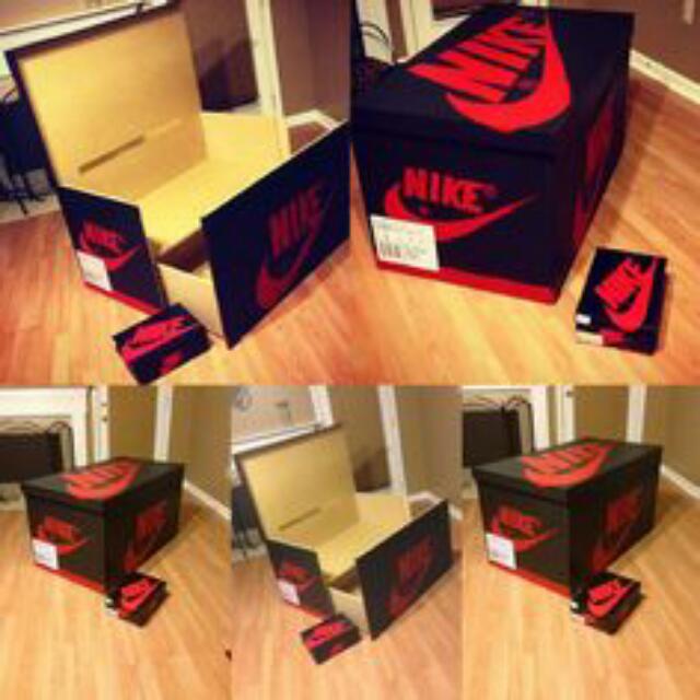 Custom shoe box storage top