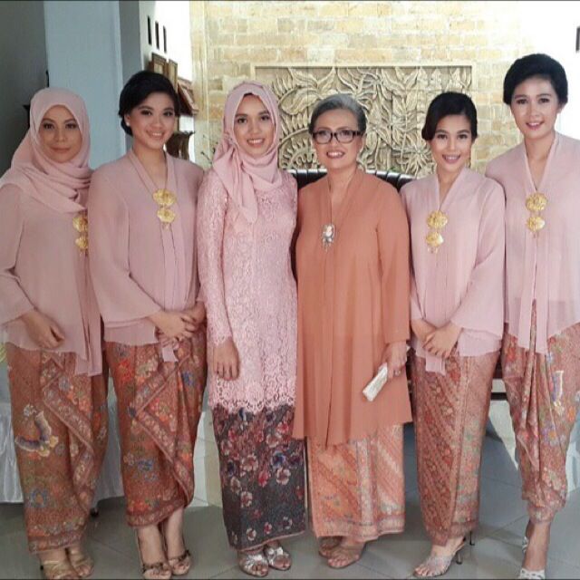 Family Bridesmaid Indonesia  s Kebaya  Batik  Women s 